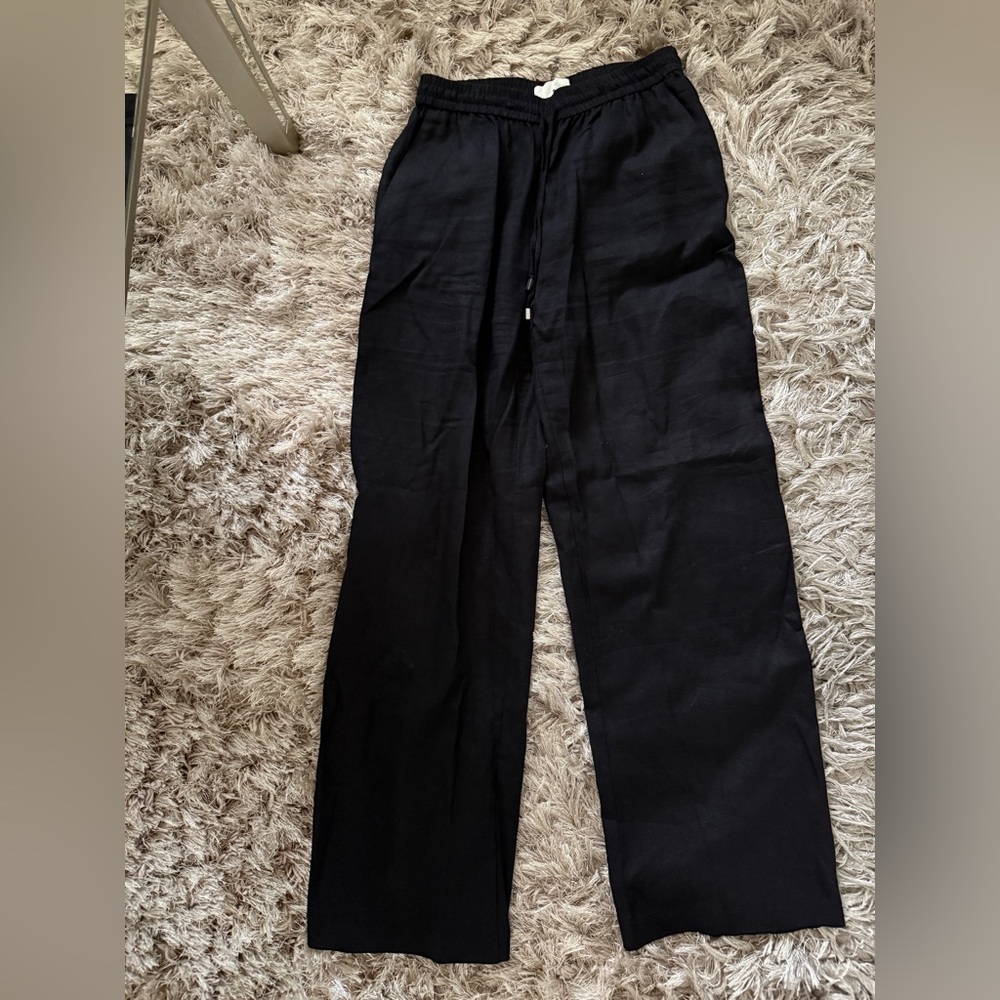 Zara Black linen pants